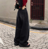 [MADE] Mark, vintage washing wide denim pants