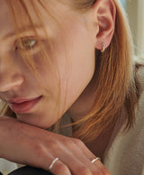 [925 silver] Deux.silver.132 / ファドピアス (ゴールド)