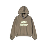 25FW WOMAN クラウドフォントクロップフーディー ココア