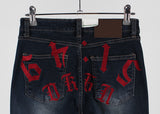 NEEDLEPOINT BOOTSCUT DENIM
