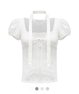 ヴェラフリルストラップTシャツ
