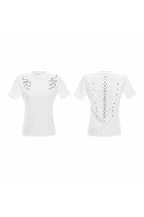 スパインスタッドフィットTシャツ