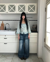 Kawill Washed Wide Denim Pant