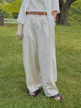 ASCLO Hello Linen Two Tuck Pants (5color)