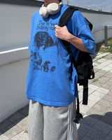 Vedder Damage Short Sleeve T-Shirt(BLUE)