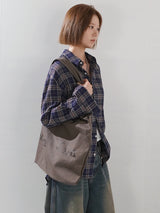 (UNISEX) Kenton Wrinkle Linen Like Shirt