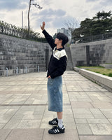 Trin Bermuda denim pants