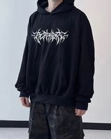 Cable Paint Over Hoodie