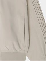 [Unisex] Glossy pleats blouson jacket(2color)