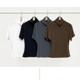 [F/W] Half pola slim loose t-shirts(4color)