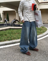No.1368 side custom denim wide PT