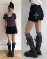 Pldi Studded Shorts