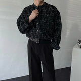 CR Bone Burton Tweed Checkered Round Shirt Jacket (2 colors)