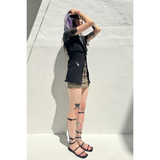 LACE JERSEY TOP