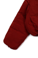 Shirring Hood Padding Jacket [Redwine]