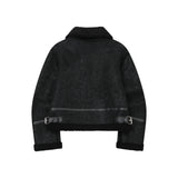 MOEL METAL LOGO HEART PATCH MUSTANG JACKET