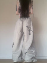 Ravend Tattoo Unisex Training Pants (lightj gray)