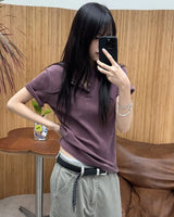 Lennon Pigment Henley Neck Short Sleeve Tee