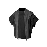 RELABEL Time Element (Dynamic Parallax) Loop Cut Split Short Wide Removable Large Hood Short Sleeve