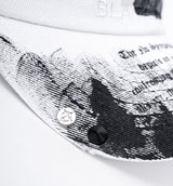 BBD ノーシンパシーグラフィティロゴキャップ (White)