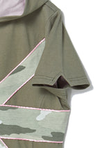 CROSS PATCH HOODIE (KHAKI)