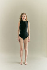 MARTINI DRAPING SWIMSUIT_Black