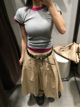 ジューシーデイリーUネック半袖Tシャツ (12c)