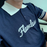 ASCLO Flawless Bicolor Short Sleeve Knit (4color)