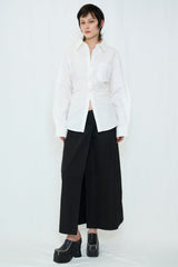 2WAY BUTTON BIG SHIRT
