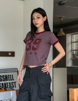 ホバー クラック ピグメント ビッグ ポケット カーゴパンツ
