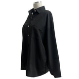  Classic Silket Boxy Soft Pocket Long Sleeve Shirt (3 Colors)