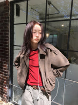 リーフローカッティングロングスリーブ