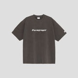 ウォッシュドホワイトロゴTシャツ