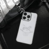 Pony Dot - silver glass case