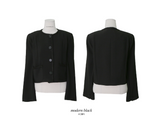 [SHOPPERMADE] Mood No Collar Round Jacket (2color)