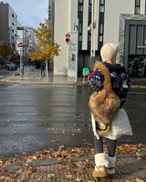 ラクーンフェイクファーバックパック