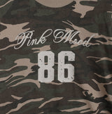 Leen86カモクロップドTシャツ