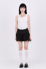 Shirring Lace Sleeveless
