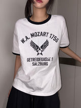 バギー リンガー レタリング タトゥー オーバーサイズ Tシャツ 3カラー
