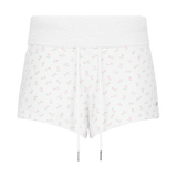 [MADE] Coquette Lace Shirred Fold-Over Shorts