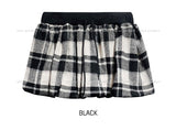 Pilen Check Pumpkin Mini Skirt