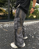 DV Glam Cargo Dirty Denim Pants (1C)