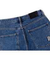 LB Denim Wide Bermuda Shorts (Deep Blue)