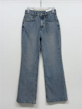 009 Teen Blue Semi Bootcut Denim Pants