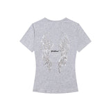 Ael Angel Wing Printed T-shirt