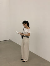 [MADE] Cunpose Unbalanced Off-Shoulder T-shirt