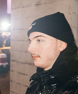 F****D SIGN BEANIE BASIC -BLACK-