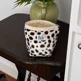classic pouch_dalmatian whitebrown