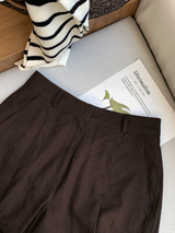 El's Summer Linen Wide Slacks / 2 colors