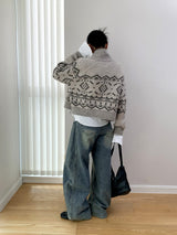 Rage Toggle Nordic Knit Cardigan